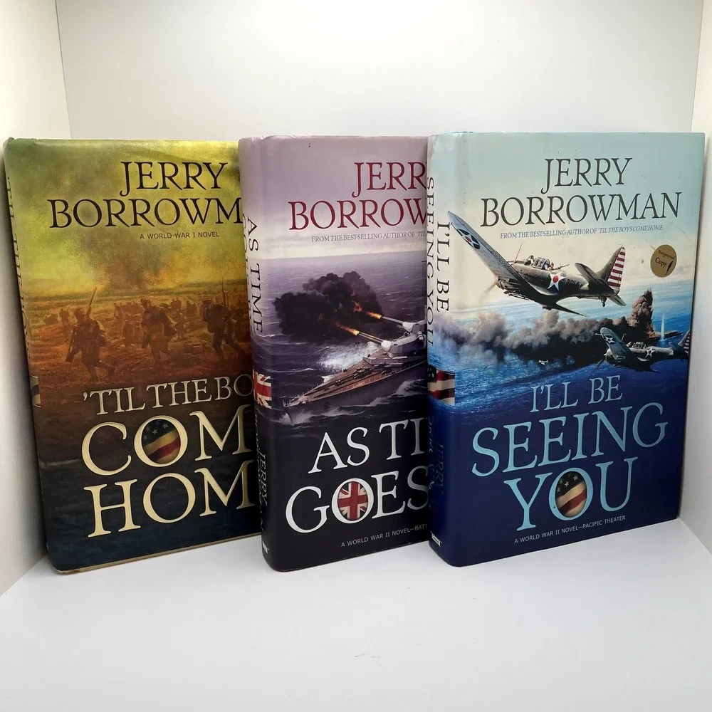 World War I trilogy LDS themed‎ Lot of 3 books by Jerry Borrowman